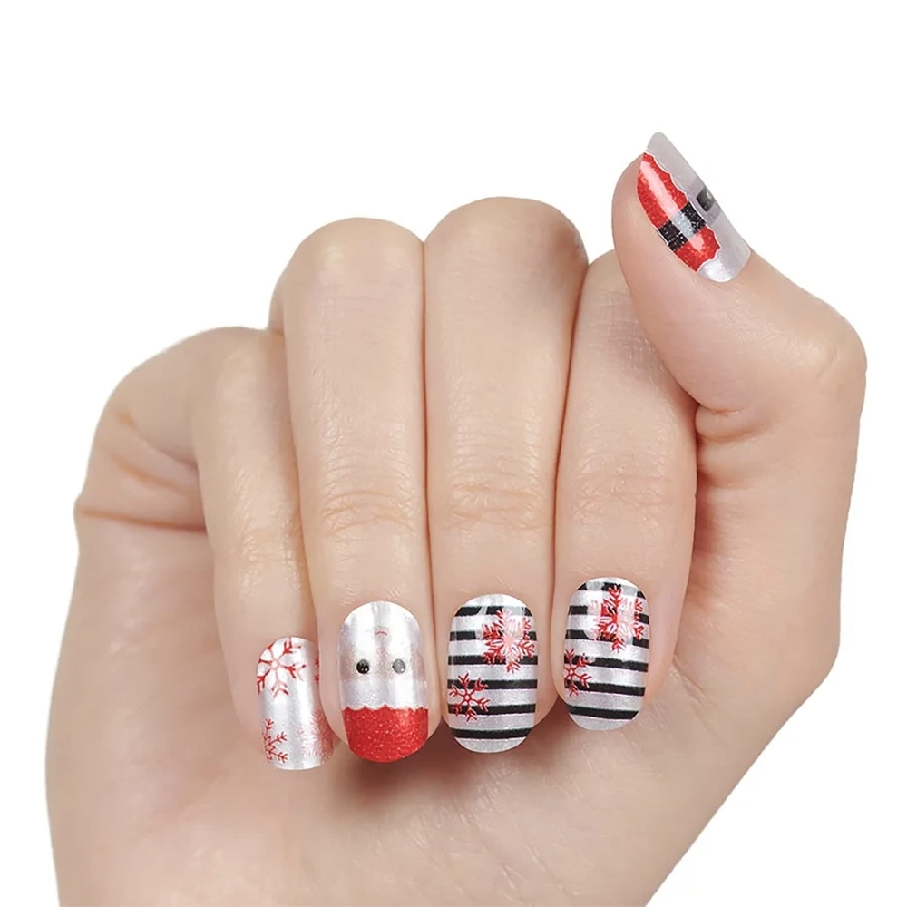 Color Street Retired Secret Santa Nail Polish Strips, New